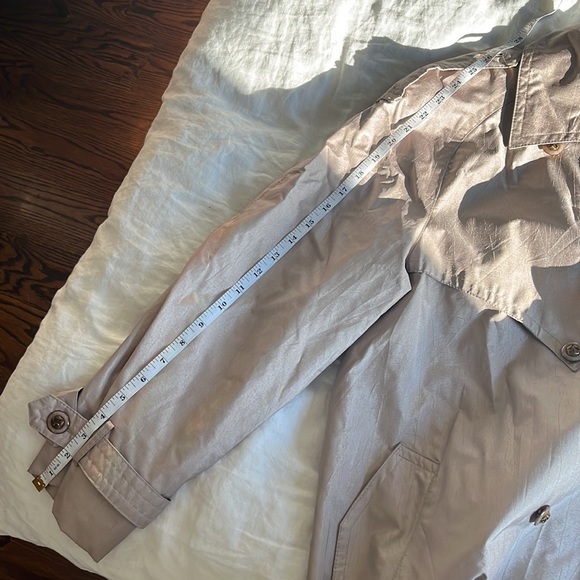 LONDON FOG VINTAGE RAIN TRENCH COAT - Picture 4 of 10